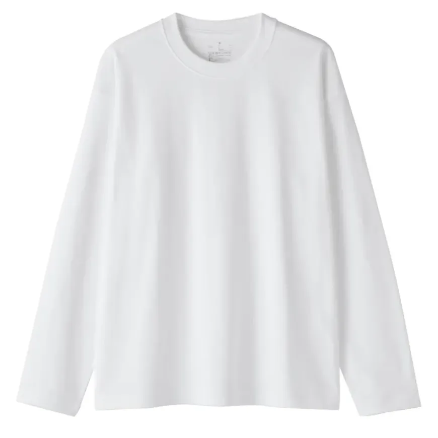Women's 2-Ply Jersey Crew Neck Long Sleeve T-Shirt