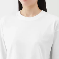 Women's 2-Ply Jersey Crew Neck Long Sleeve T-Shirt