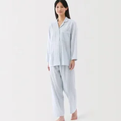 Women's Side Seamless Double Gauze Pajamas