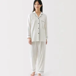 Women's Side Seamless Double Gauze Pajamas
