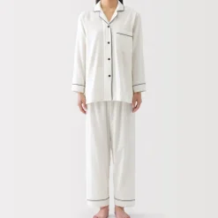 Women's Side Seamless Double Gauze Pajamas