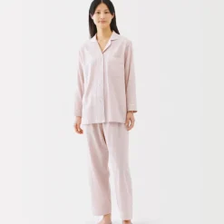 Women's Side Seamless Double Gauze Pajamas