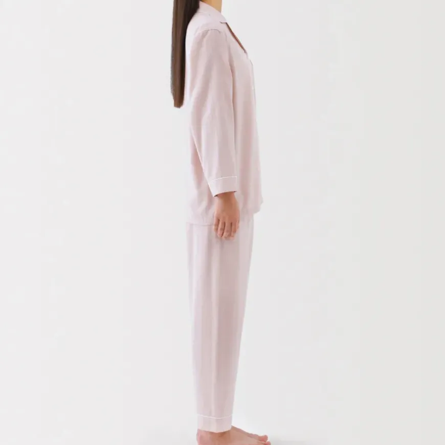 Women's Side Seamless Double Gauze Pajamas