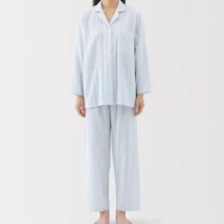 Women's Side Seamless Double Gauze Pajamas