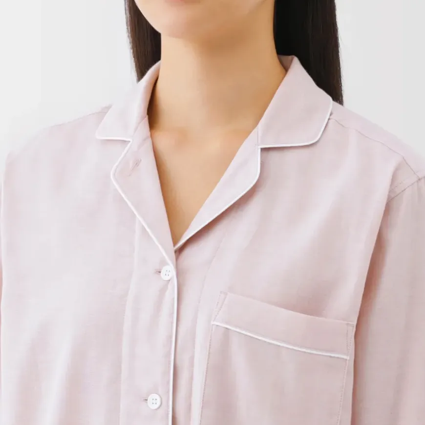 Women's Side Seamless Double Gauze Pajamas