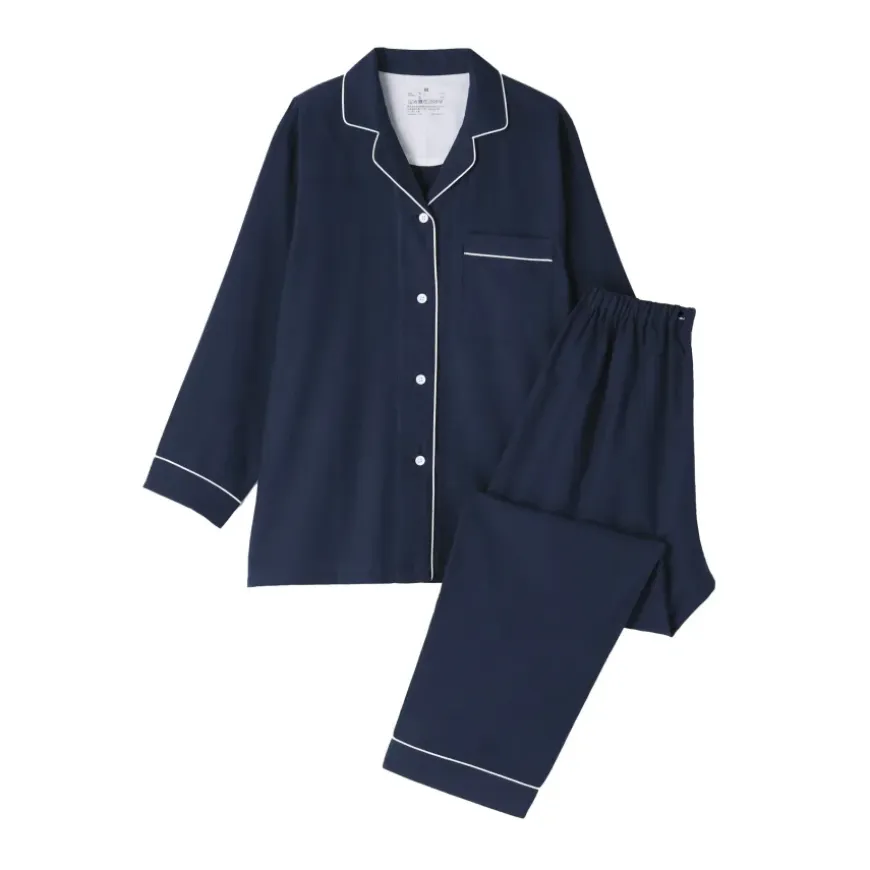 Women's Side Seamless Double Gauze Pajamas