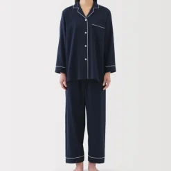 Women's Side Seamless Double Gauze Pajamas