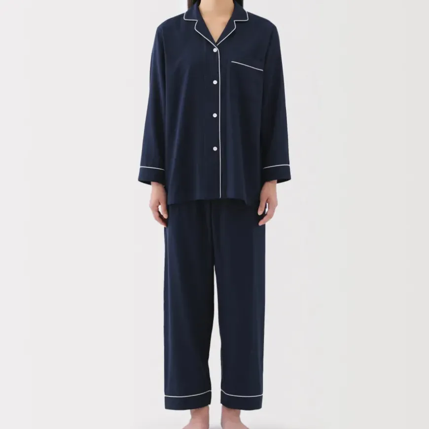 Women's Side Seamless Double Gauze Pajamas