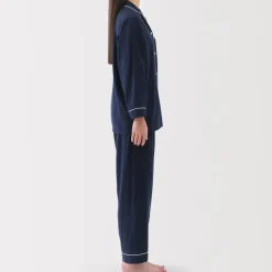 Women's Side Seamless Double Gauze Pajamas