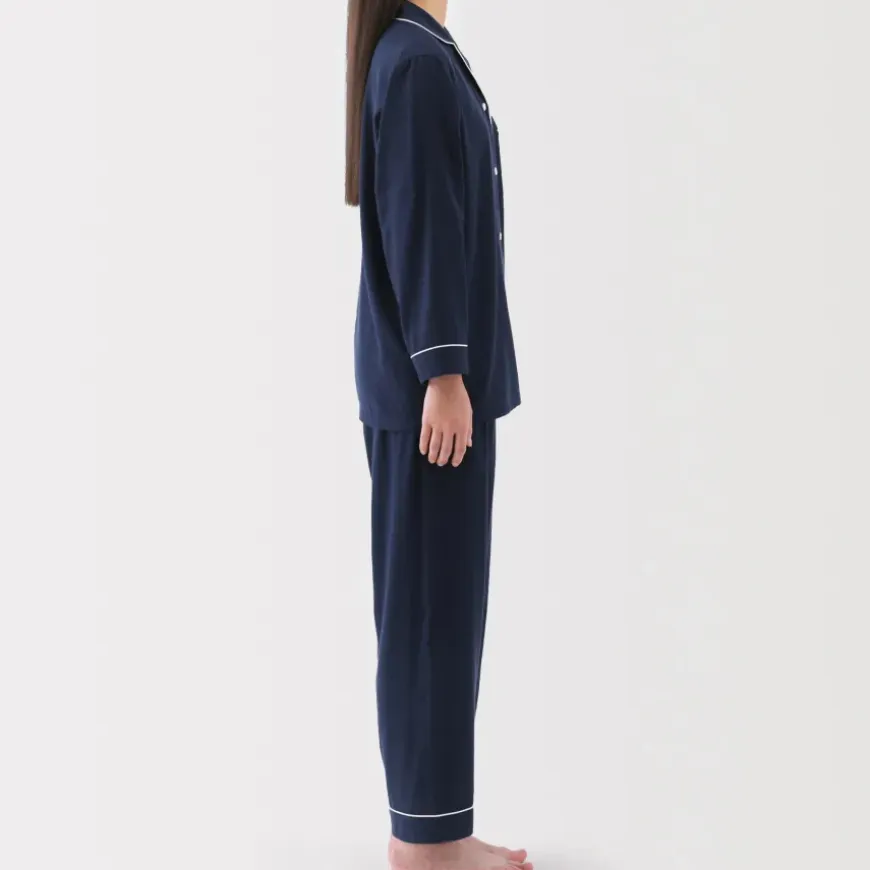 Women's Side Seamless Double Gauze Pajamas