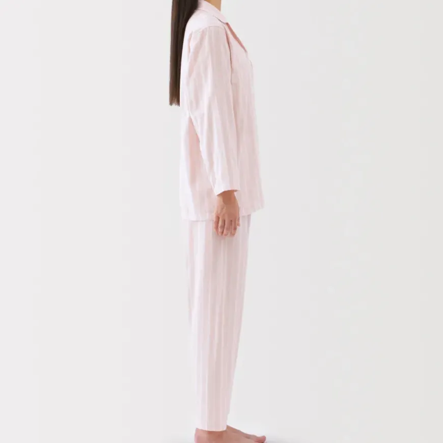 Women's Side Seamless Double Gauze Pajamas