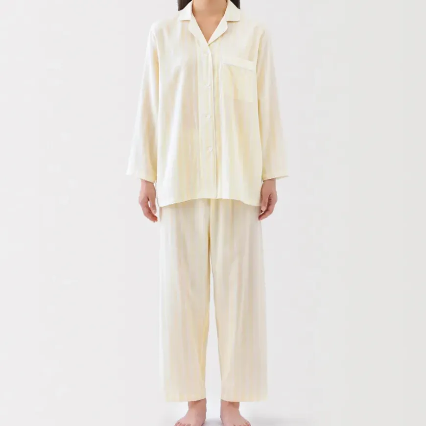 Women's Side Seamless Double Gauze Pajamas