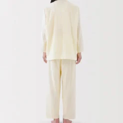 Women's Side Seamless Double Gauze Pajamas