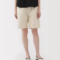 Women's Slub Yarn Chino Darted Shorts
