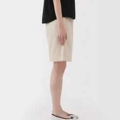 Women's Slub Yarn Chino Darted Shorts
