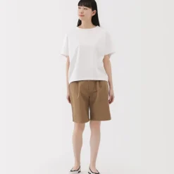 Women's Slub Yarn Chino Darted Shorts