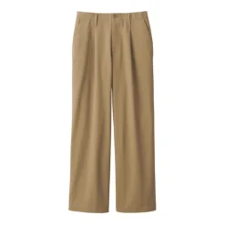 Women's Slub Yarn Chino Darted Wide Pants