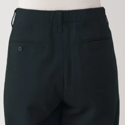 Women's Slub Yarn Chino Darted Wide Pants