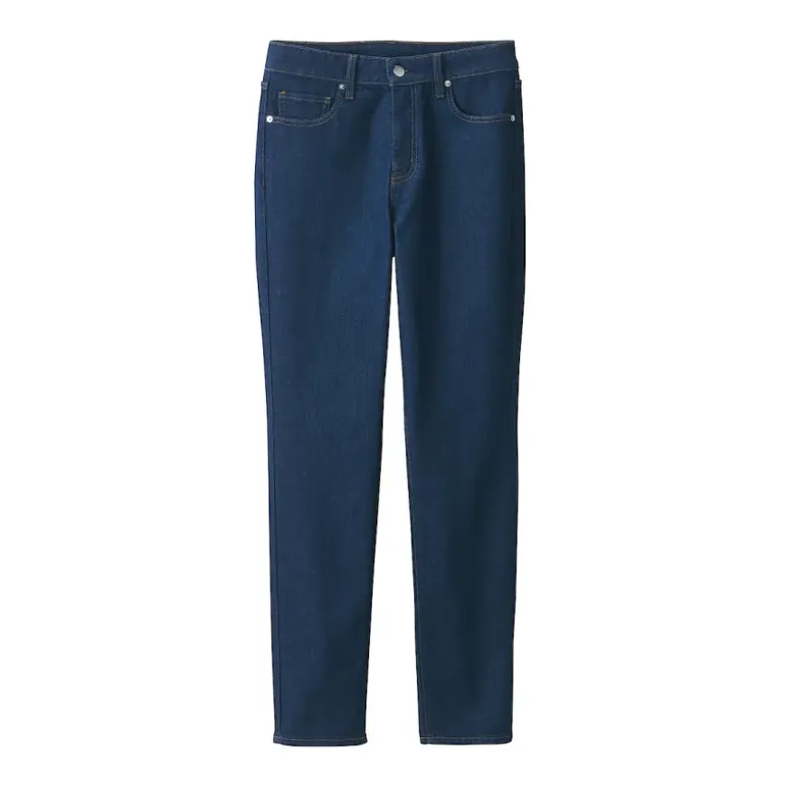 Women's Stretch Denim Slim Pants Blue (L 30inch / 75cm)