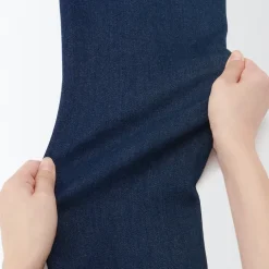 Women's Stretch Denim Slim Pants Blue (L 30inch / 75cm)