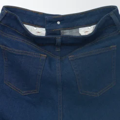 Women's Stretch Denim Slim Pants Blue (L 30inch / 75cm)