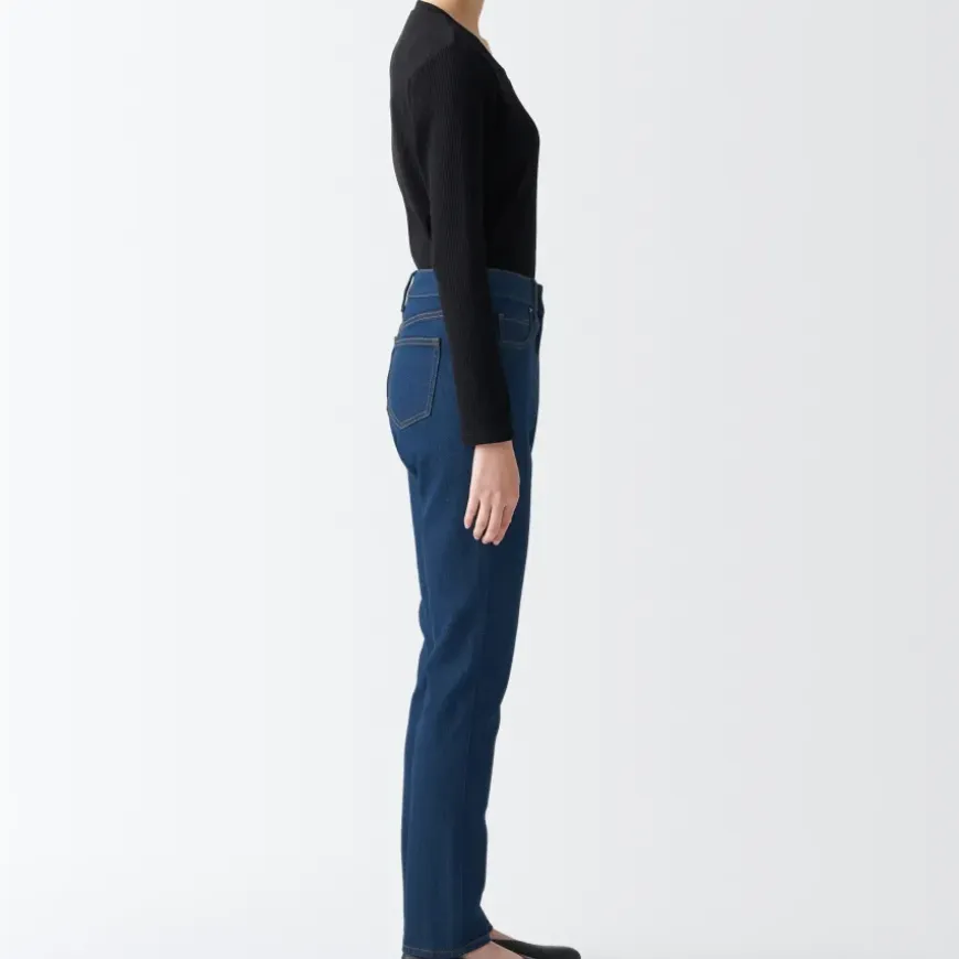 Women's Stretch Denim Slim Pants Blue