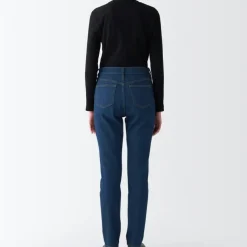 Women's Stretch Denim Slim Pants Blue