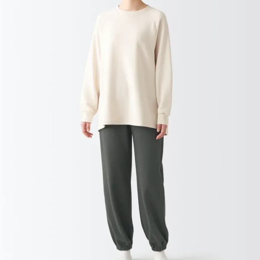 Women's Stretch French Terry Hem Squeezing Pants