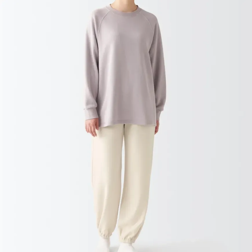 Women's Stretch French Terry Hem Squeezing Pants