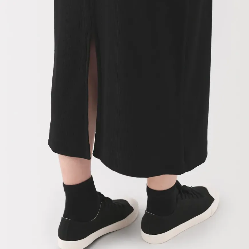 Women's Stretch Ribbed Skirt