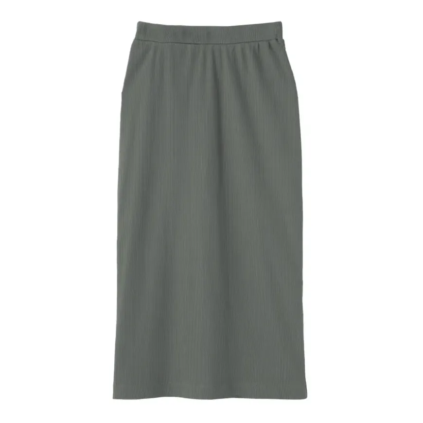 Women's Stretch Ribbed Skirt
