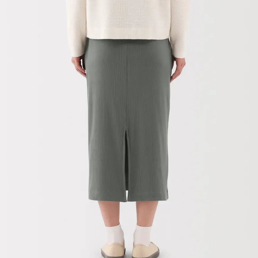 Women's Stretch Ribbed Skirt