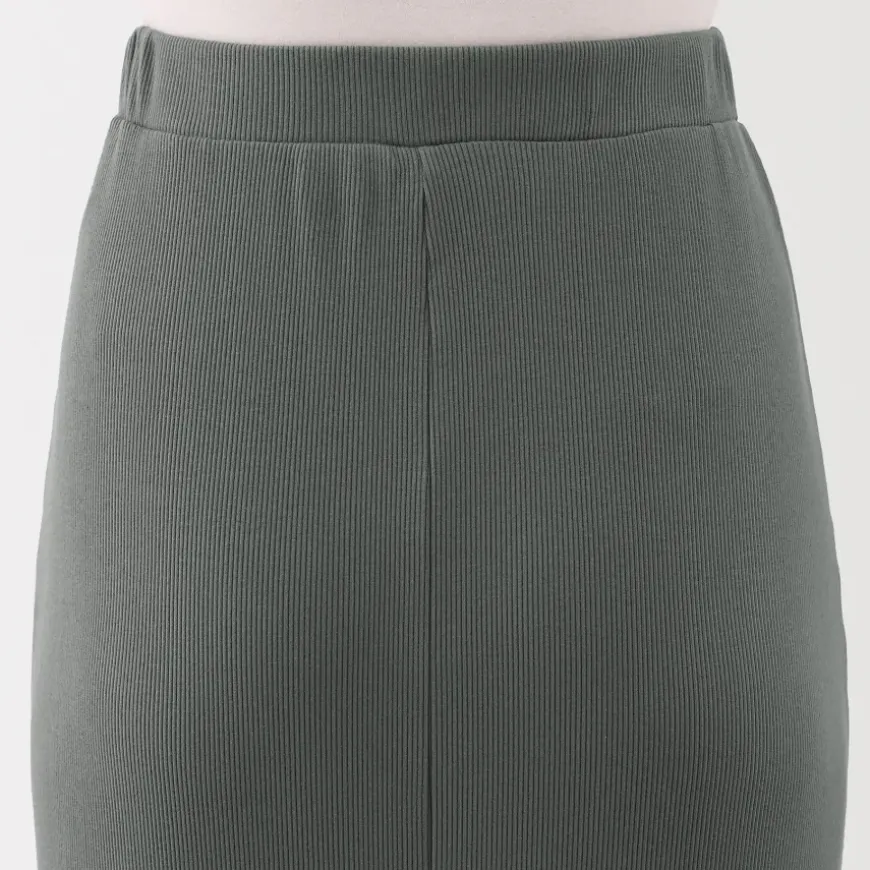 Women's Stretch Ribbed Skirt