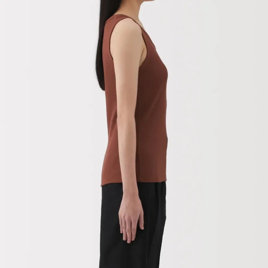 Women's Stretch Ribbed Tank Top
