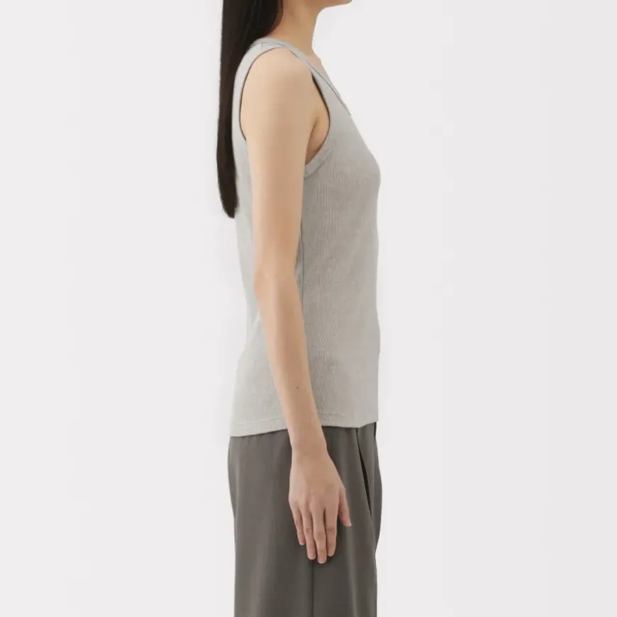 Women's Stretch Ribbed Tank Top