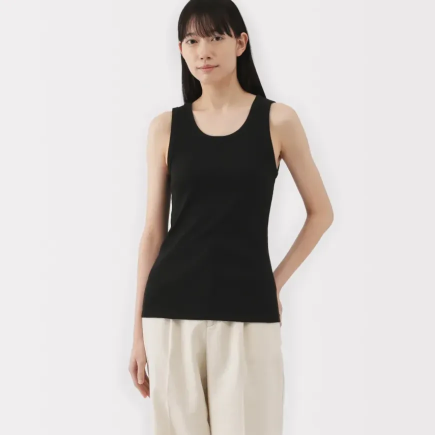 Women's Stretch Ribbed Tank Top