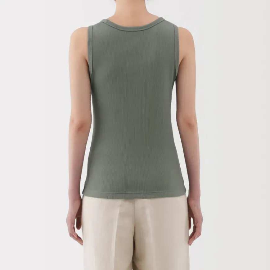 Women's Stretch Ribbed Tank Top