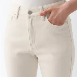 Women's Stretch Slim Denim Pants Natural