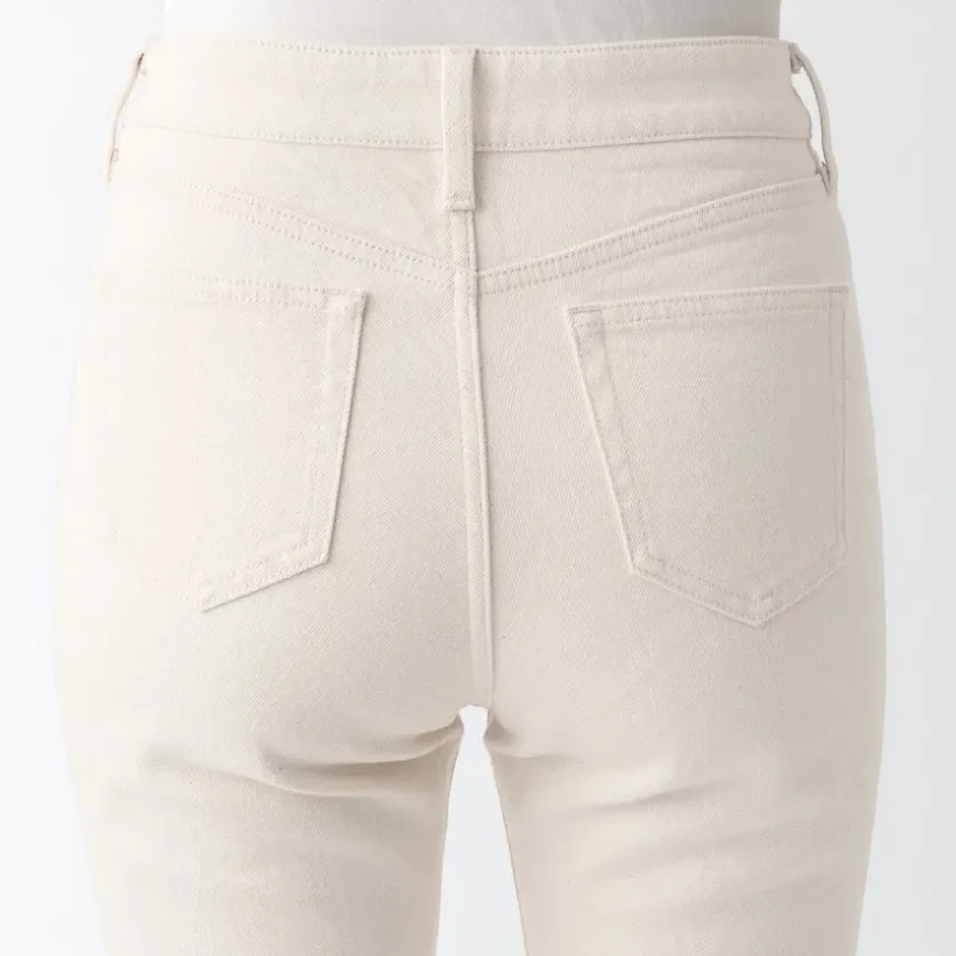 Women's Stretch Slim Denim Pants Natural