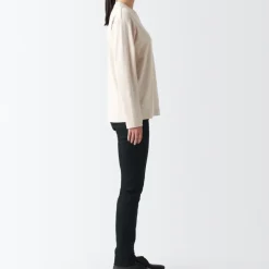 Women's Super Stretch Denim Skinny Pants Black (L 30inch / 75cm)