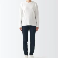 Women's Super Stretch Denim Skinny Pants Dark Navy (L 30inch / 75cm)