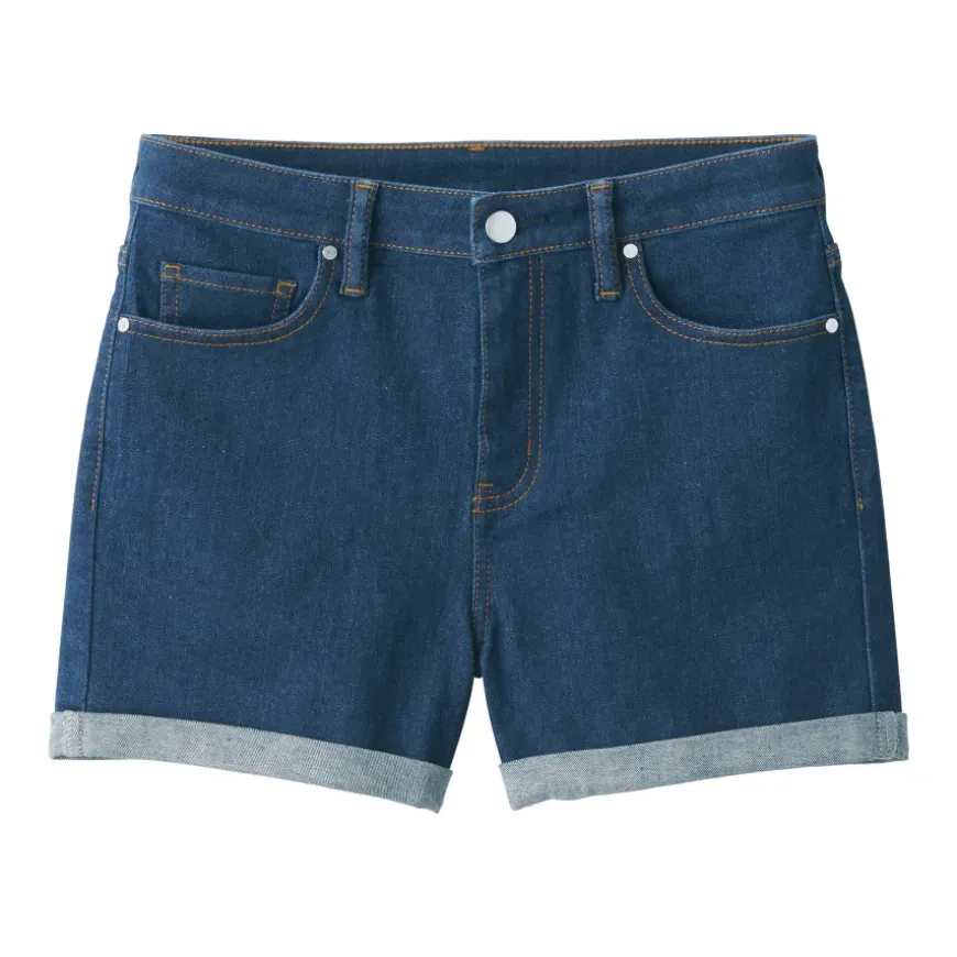 Women's Super Stretchy Denim Shorts Blue