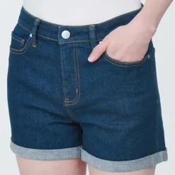 Women's Super Stretchy Denim Shorts Blue