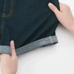Women's Super Stretchy Denim Shorts Dark Navy