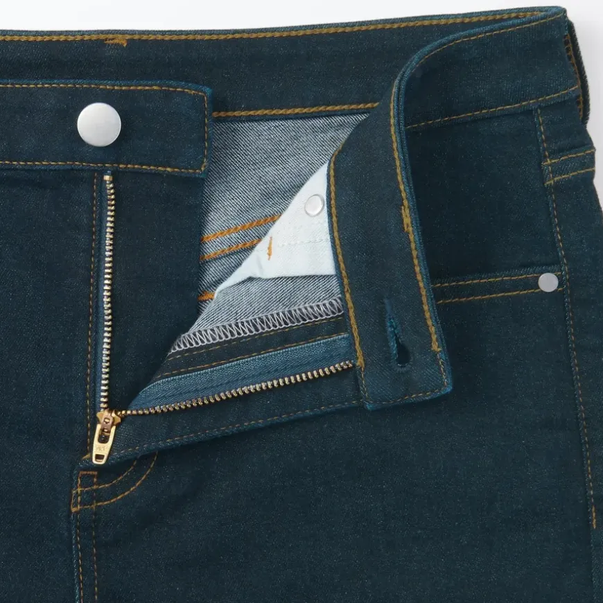 Women's Super Stretchy Denim Shorts Dark Navy
