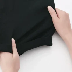Women's Super Stretchy Denim Shorts Black