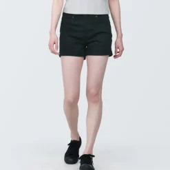 Women's Super Stretchy Denim Shorts Black