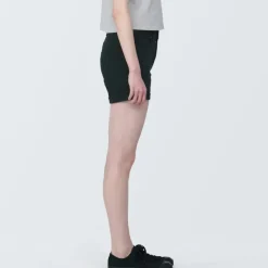 Women's Super Stretchy Denim Shorts Black