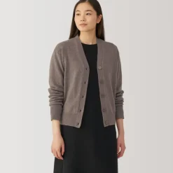 Women's Washable Mid-Gauge V-Neck Cardigan