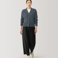 Women's Washable Mid-Gauge V-Neck Cardigan